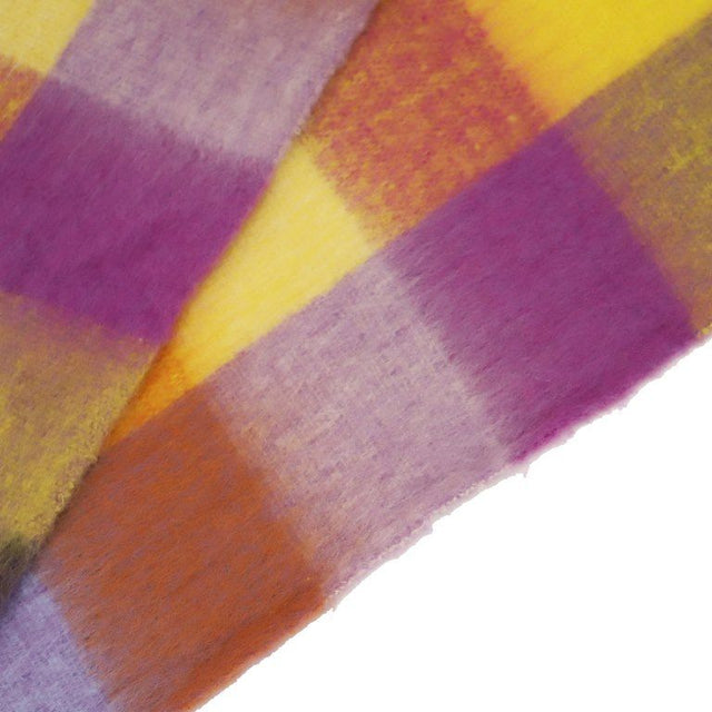 Yellow Checkered Scarf