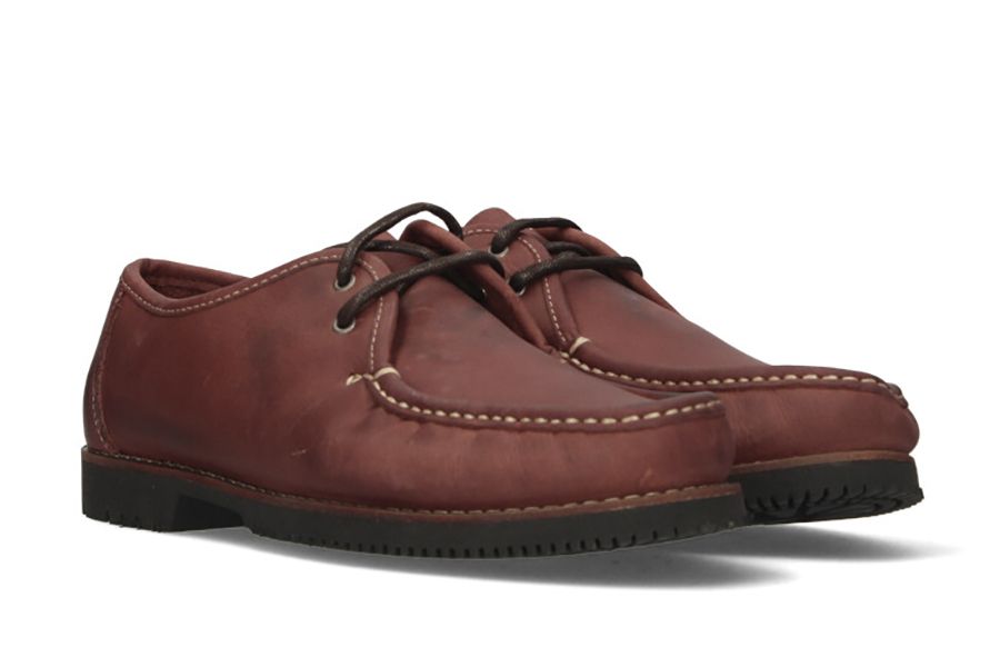 Burgundy Lace-Up Shoe