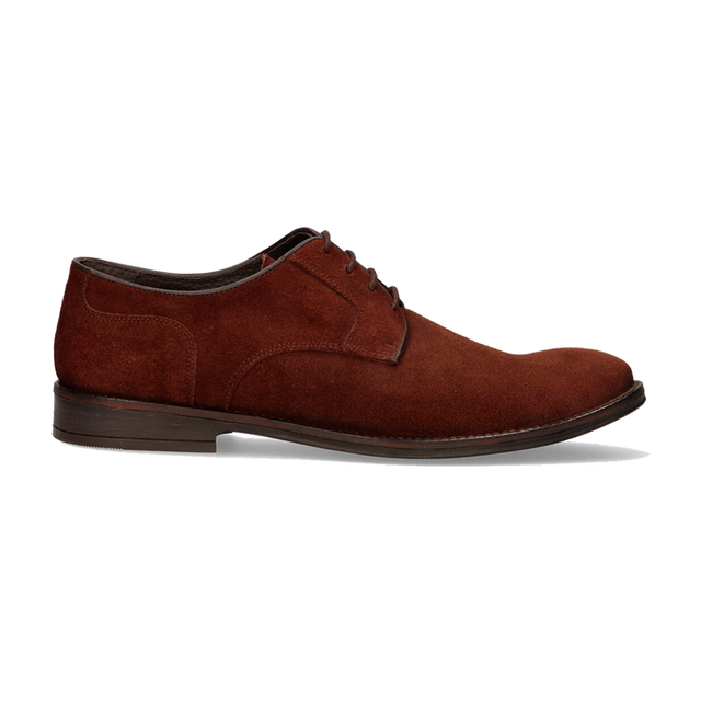 BLUCHER NOBUCK CAOBA