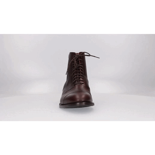 Bota Corta Cremallera Trasera Marrón Valverde del Camino