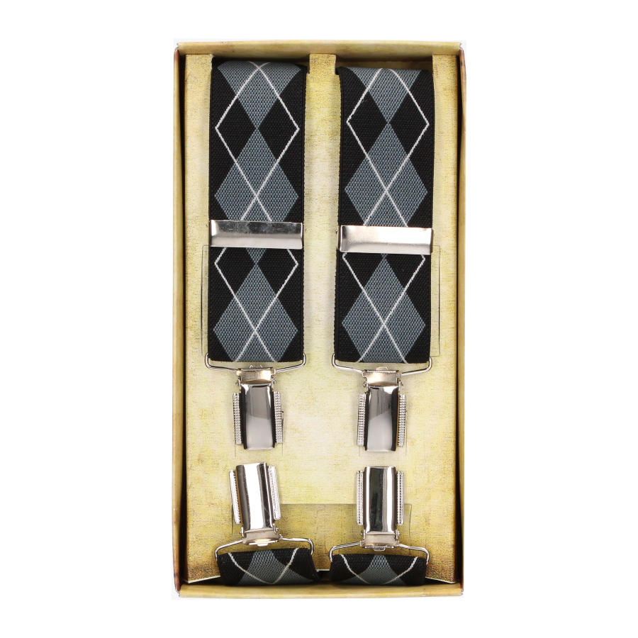 Gray Diamond Dress Suspender