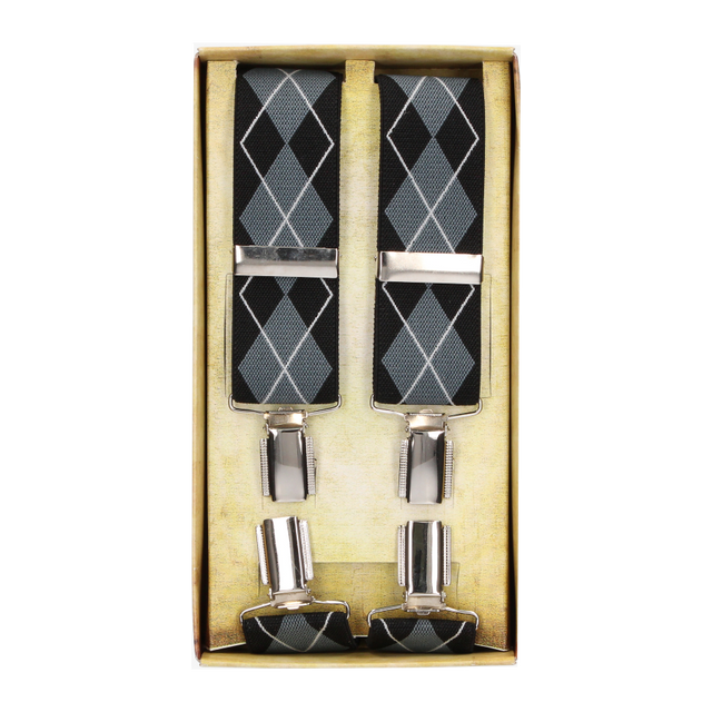 Gray Diamond Dress Suspender