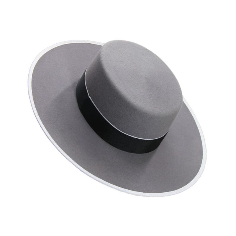 Gray Wool Hat