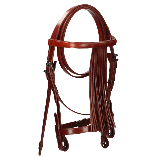 Cowboy headstall without cones with choke