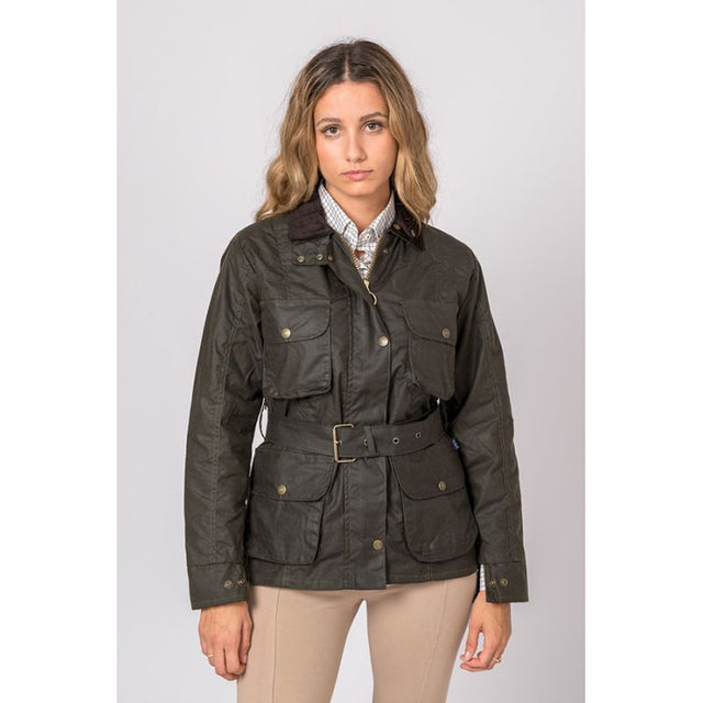 Chaqueta Encerada Pockets Verde