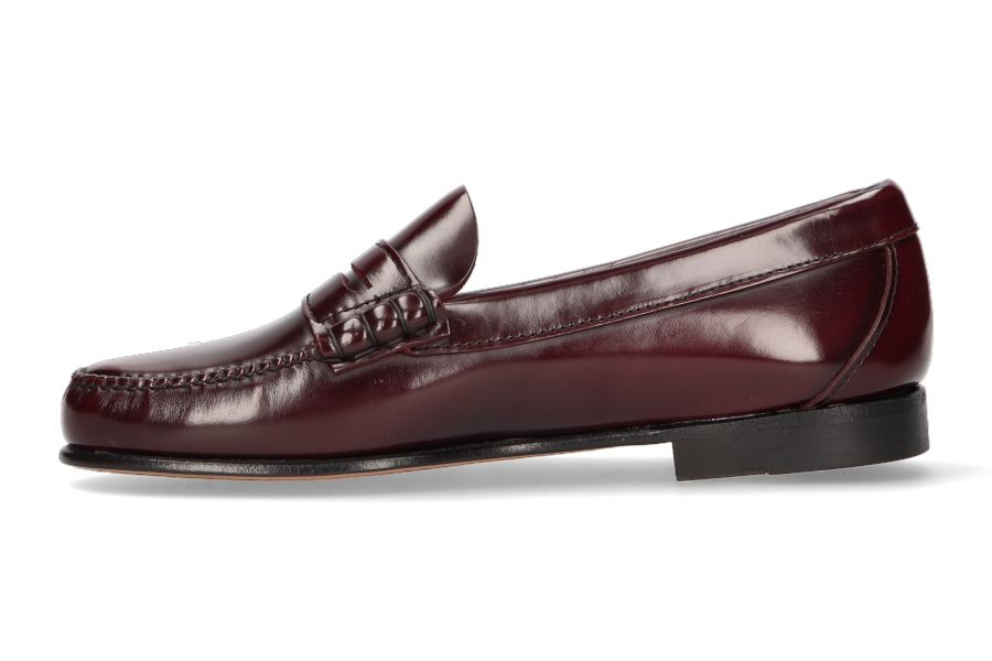 Mocassin bordeaux avec masque