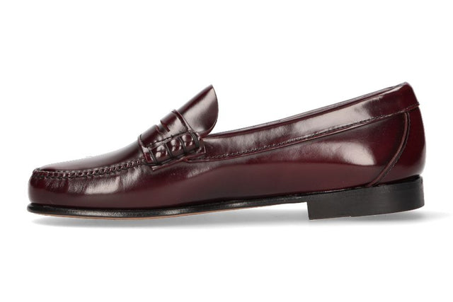 Mocassin bordeaux avec masque