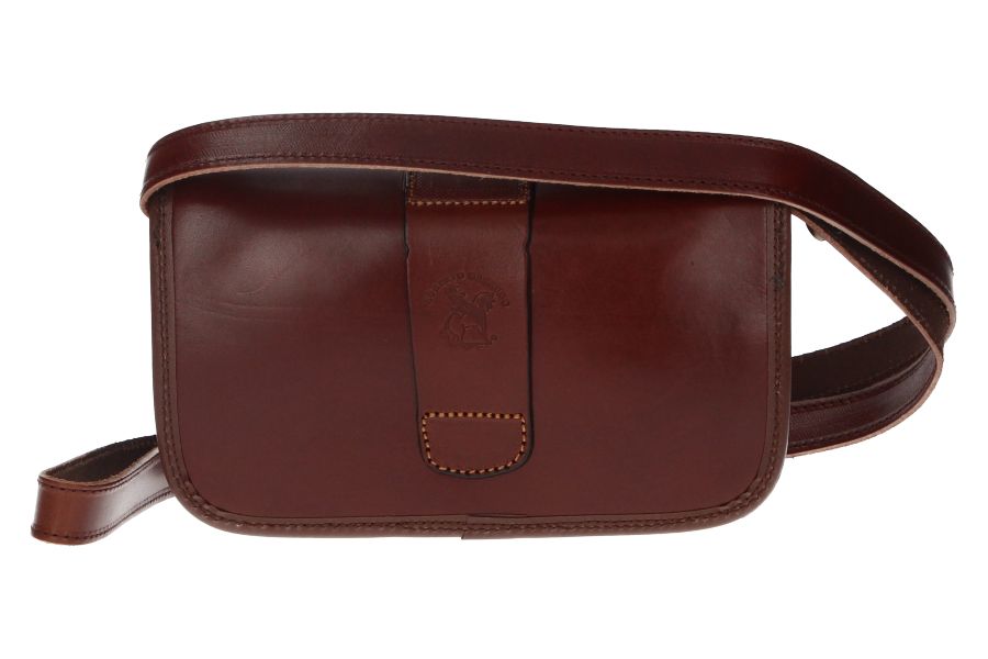 Rociero Leather Bag Ad. Baticola with Valverde del Camino Strap