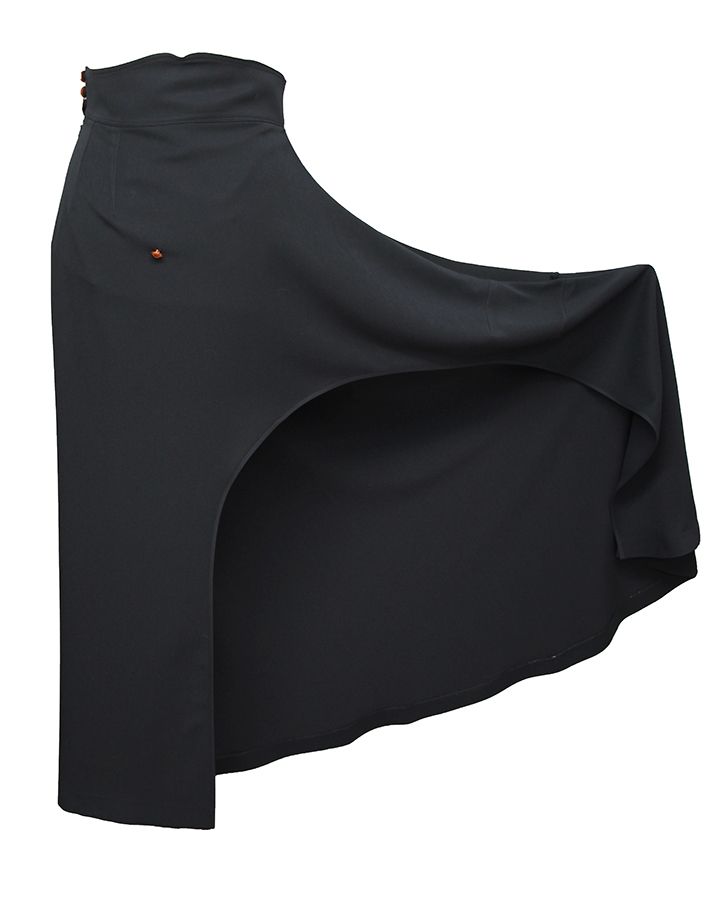 Black Safety Rider Skirt