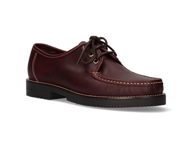 Burgundy Lace-Up Shoe