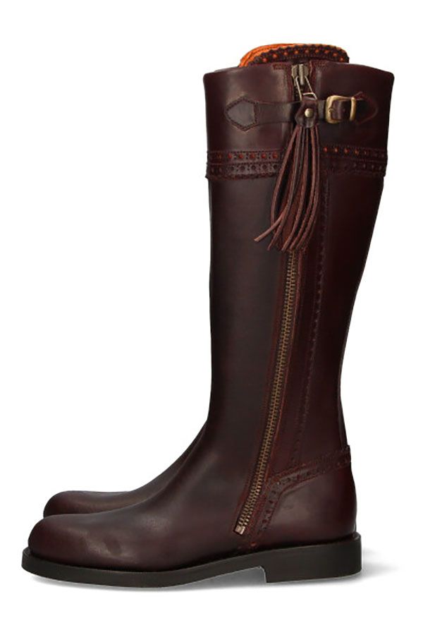 High Calf Hunting Boot with Buttoned Soles Valverde del Camino