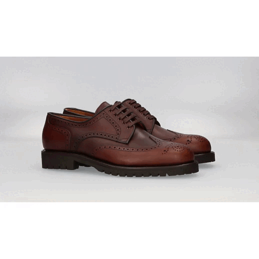 Blucher calf tobacco pala vega Valverde del Camino