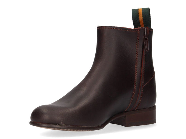 Valverde del Camino children's short zip boot