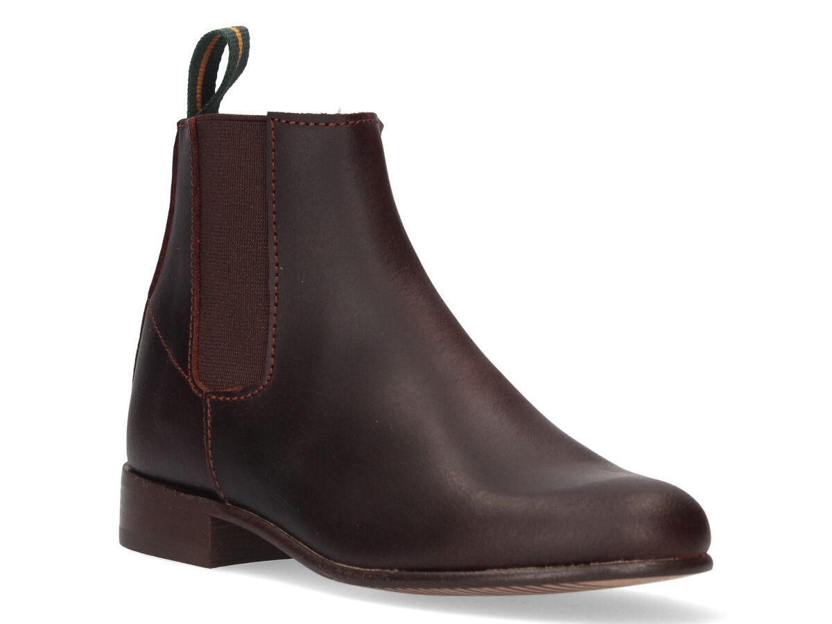 Valverde del Camino children's short zip boot