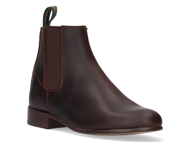 Valverde del Camino children's short zip boot