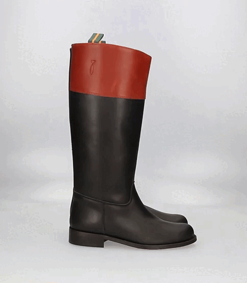 Black coachman's riding boot Valverde del Camino