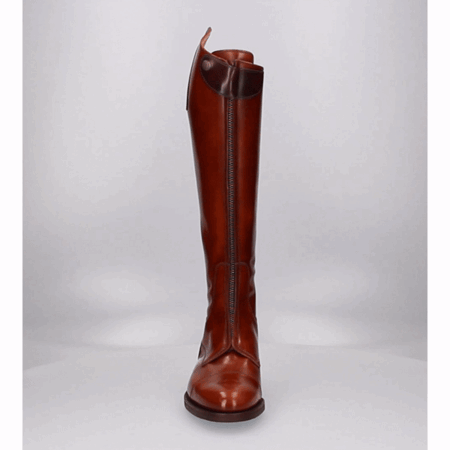Bottes d'équitation marron à fermeture éclair sur le devant Valverde del Camino