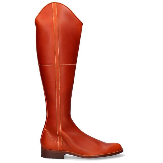 BOTA HÍPICA CREMALLERA AVELLANA