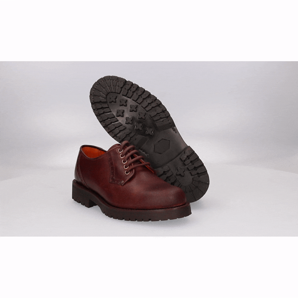 BLUCHER en cuir de veau lisse pour VTT