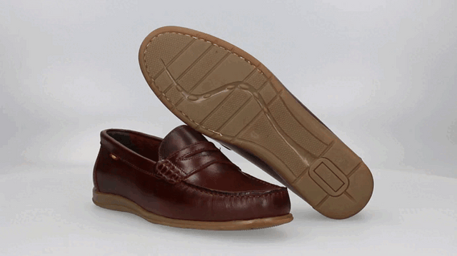 Mocasín Antifaz Cuero