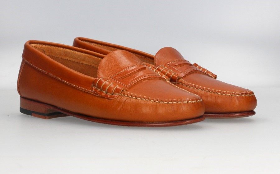 Moccasin with Natural Cowhide Mask