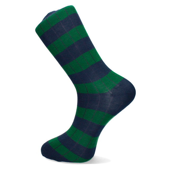 CHAUSSETTE BLEUE ET VERTE