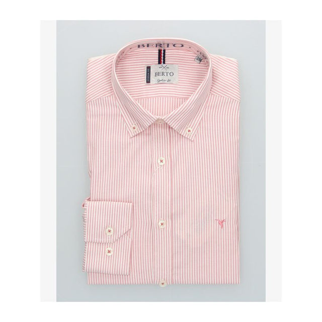 Red Stripe Oxford Shirt
