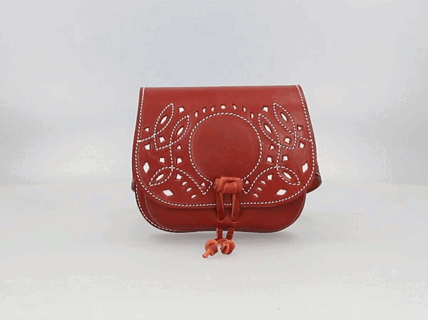 Sac en cuir foncé pour fille Rociero