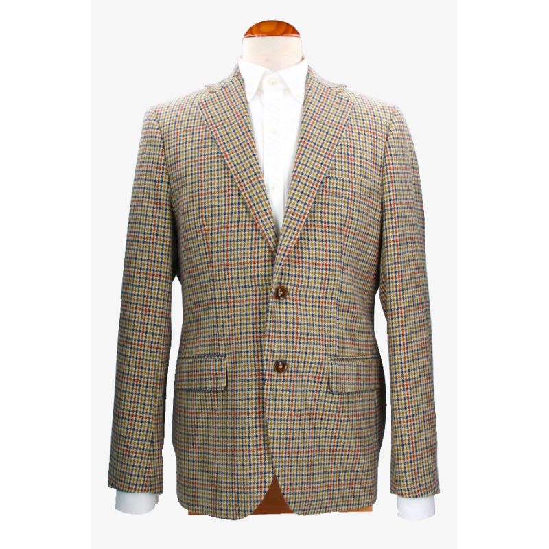 American Toscana Camel-Blue Checks