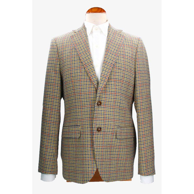 American Toscana Camel-Blue Checks