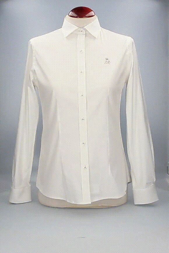 CAMISA MUJER POPELIN/LICRA BEIG