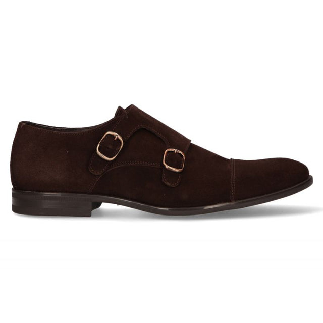 Brown Double Buckle Shoe