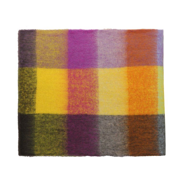 Yellow Checkered Scarf