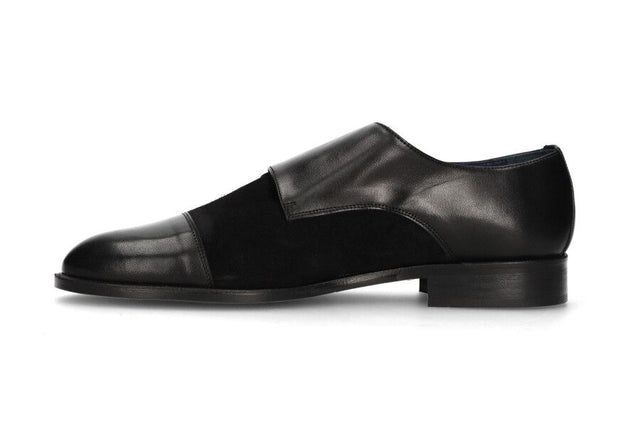 Black Double Buckle Shoe