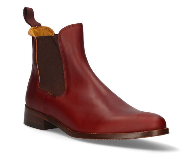 Short Elastic Calf Leather Boot Valverde del Camino