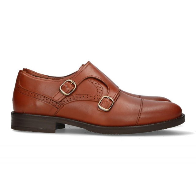 Two Buckles Chopped Leather Top