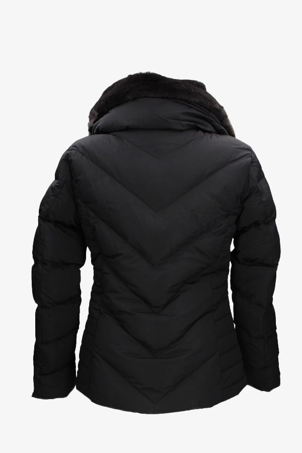 NAVY QUILTED JACKET