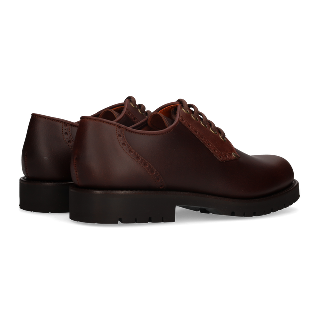 ZAPATO CAMPERO LISO CON CORDONES