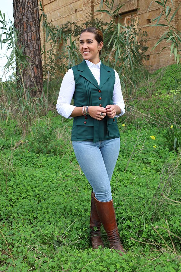 Gilet vert Calima