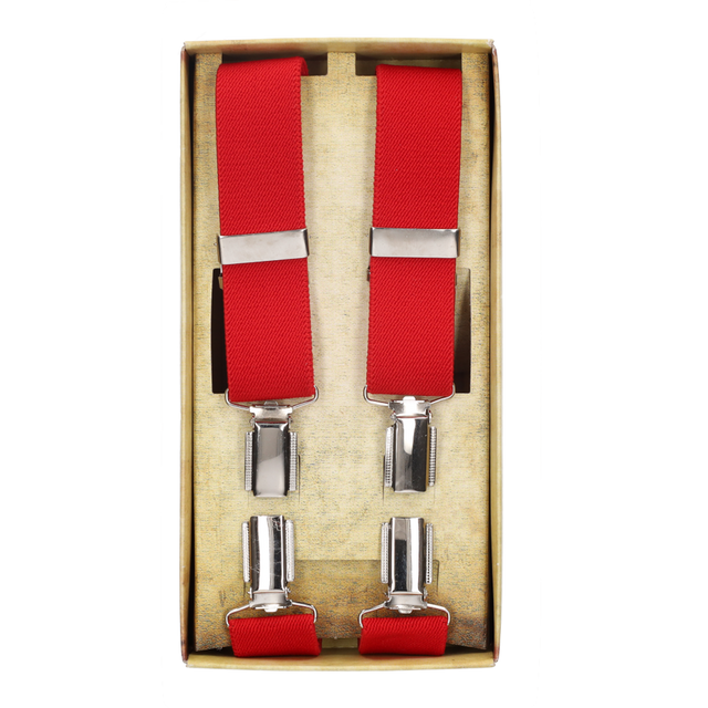 Plain Red Dress Suspender