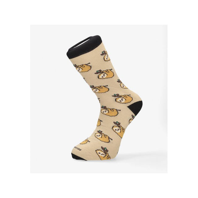 Beige Sloth Sock