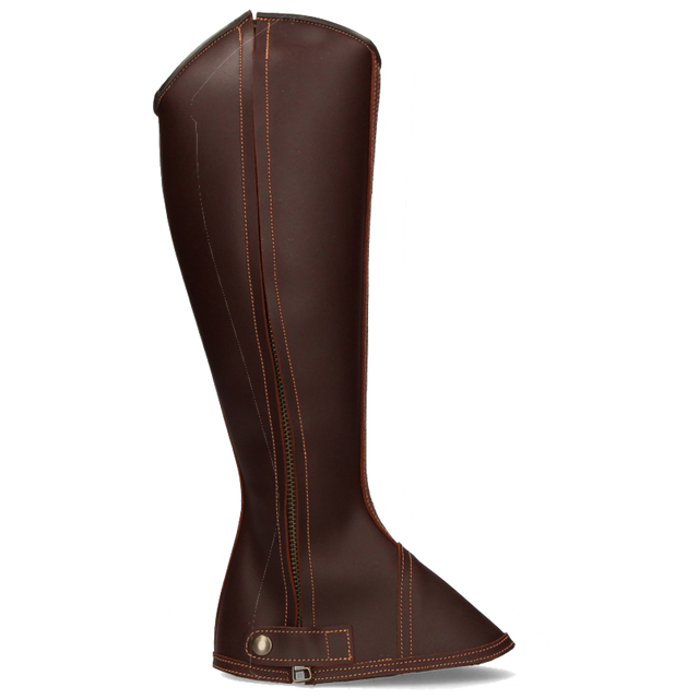 GAITER WITH BROWN ZIP