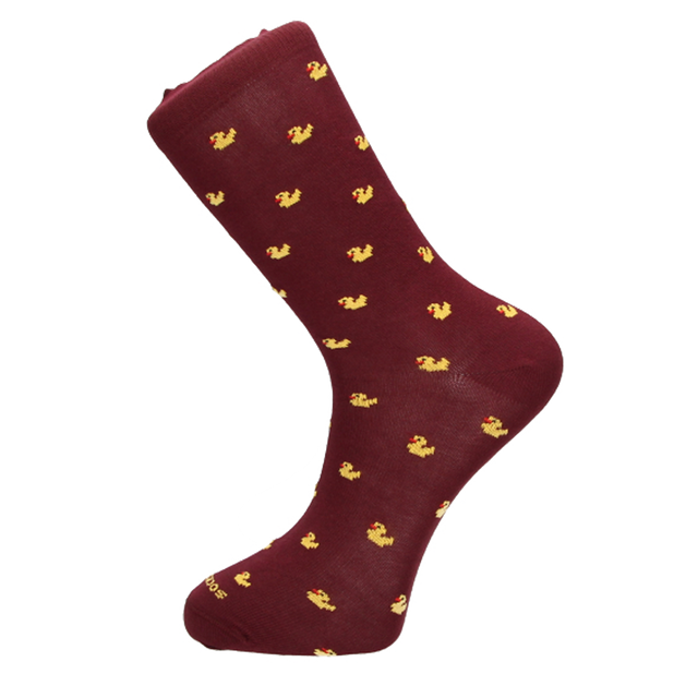 CHAUSSETTES CANARD BORDEAUX