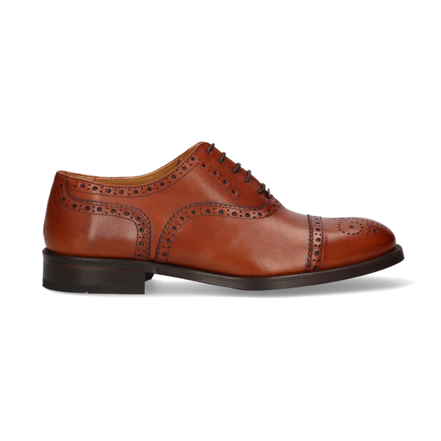 INGLES BROGUEADO BOX-CALF CUERO
