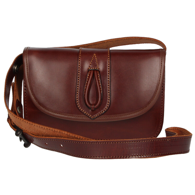 Rociero Leather Bag Ad. Baticola with Valverde del Camino Strap