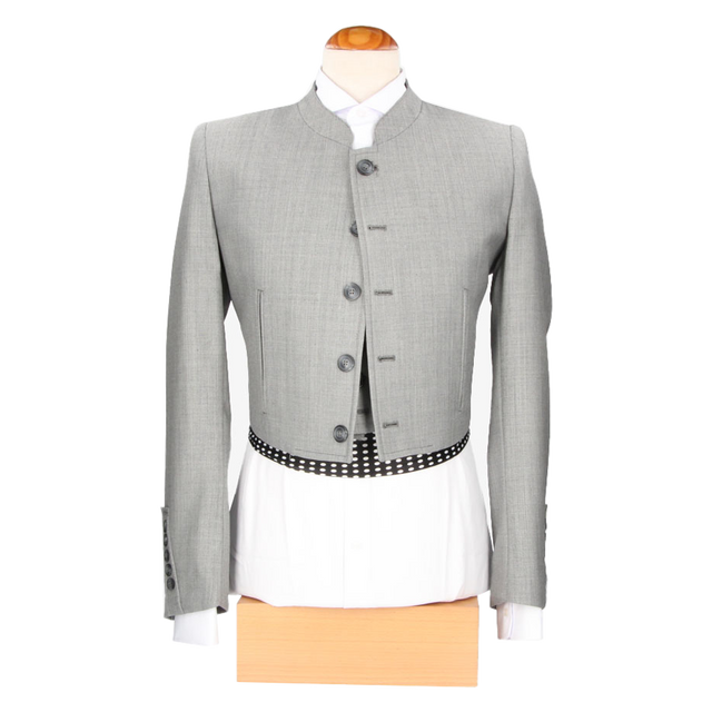 Chaqueta y Chalequillo Gris Hilatura Fina