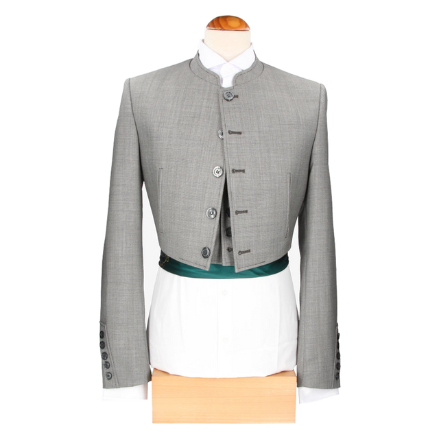 Veste et gilet gris clair