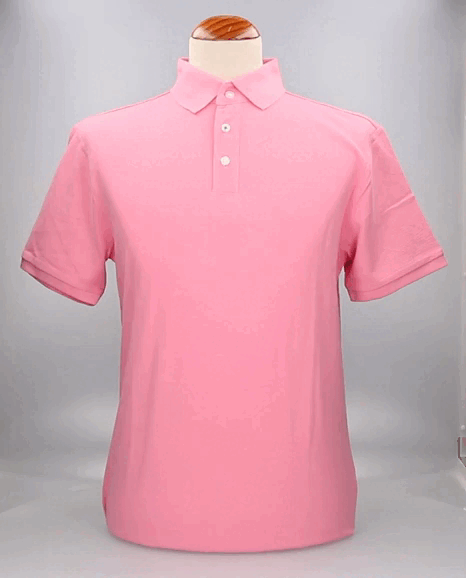 PINK COTTON POLO SHIRT