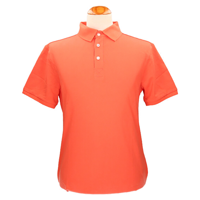 ORANGE COTTON POLO SHIRT