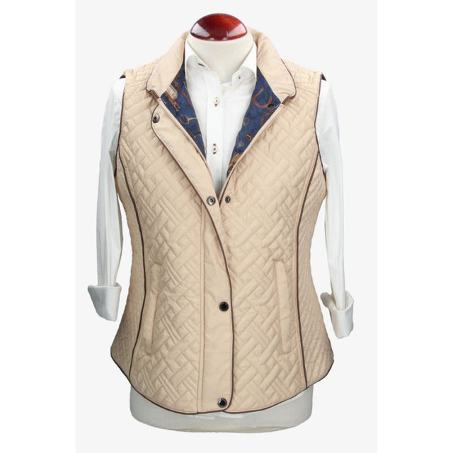 Oisha Camel Padded Vest